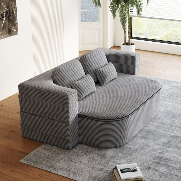 2 In 1 Foldable Sofa Bed With Multi Functional Blanket