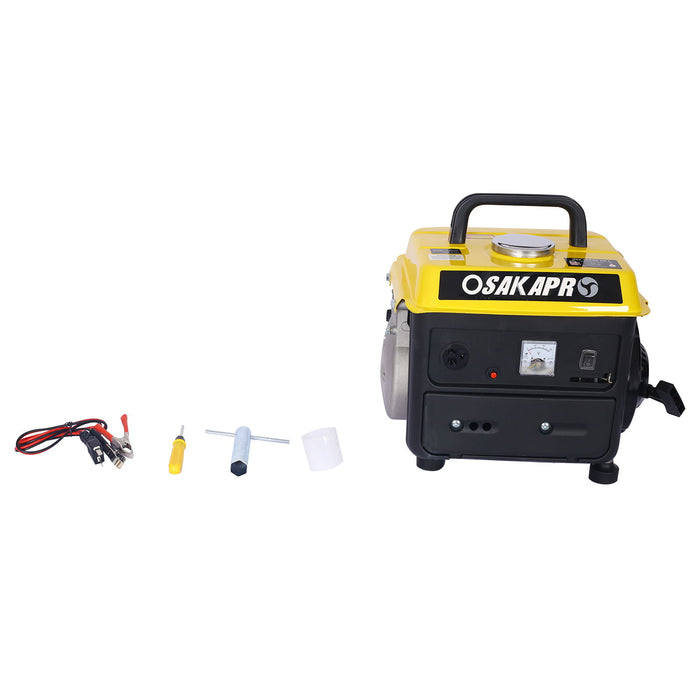 Portable Outdoor Generator Low Noise Gas Powered For Home Use - Yellow