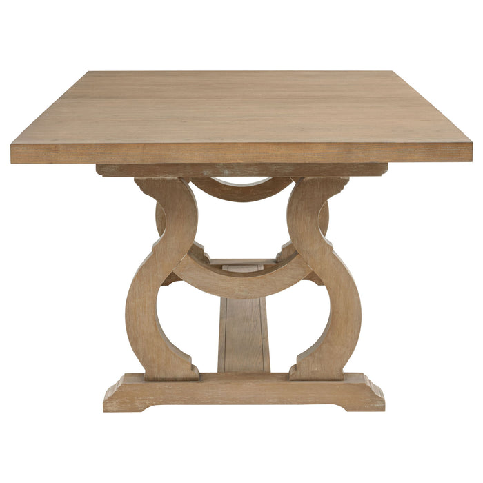 Fremont - Trestle Rectangular Dining Table With Removable Leaf