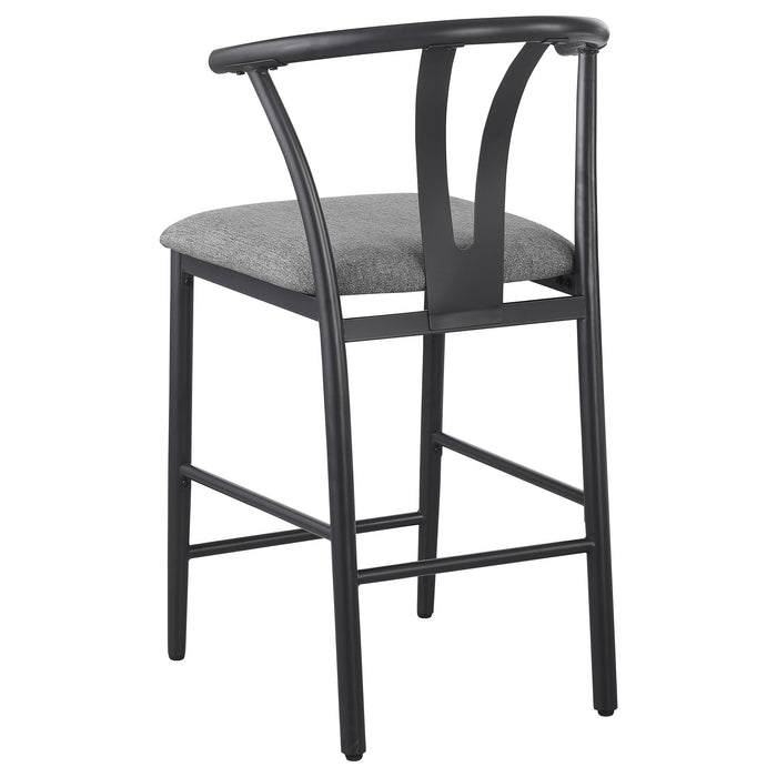 Tazman - Counter Height Dining Side Chair (Set of 2) - Gray