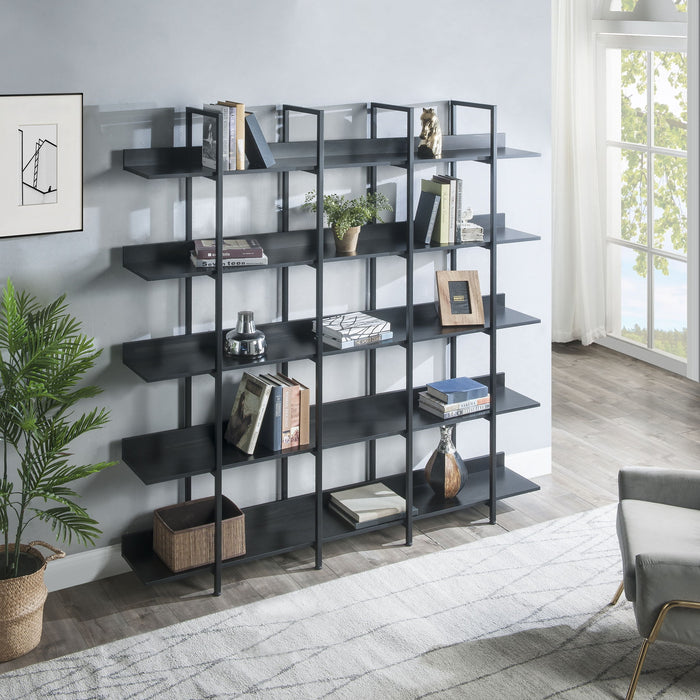 Vintage Industrial 5 Tier Bookcase