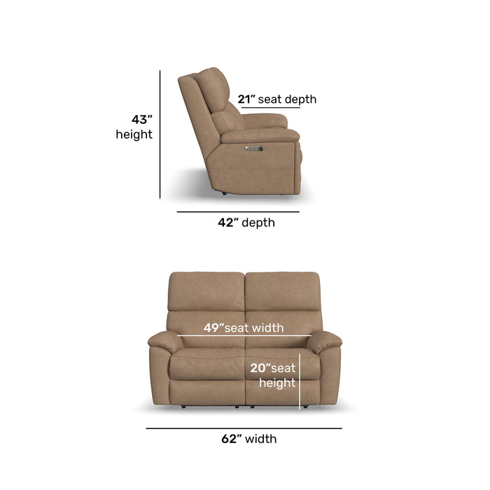 Porter - Power Reclining Loveseat With Power Headrest & Lumbar