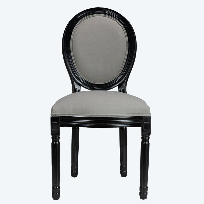 Upholstered & Round Back Dining Chairs (Set of 2)