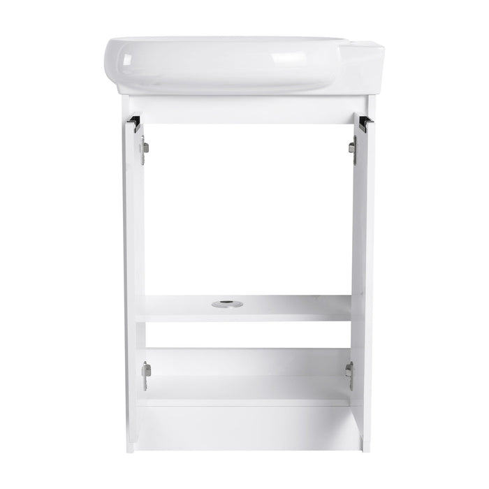 Freestanding Bathroom Vanity & Sink, Soft Close Doors