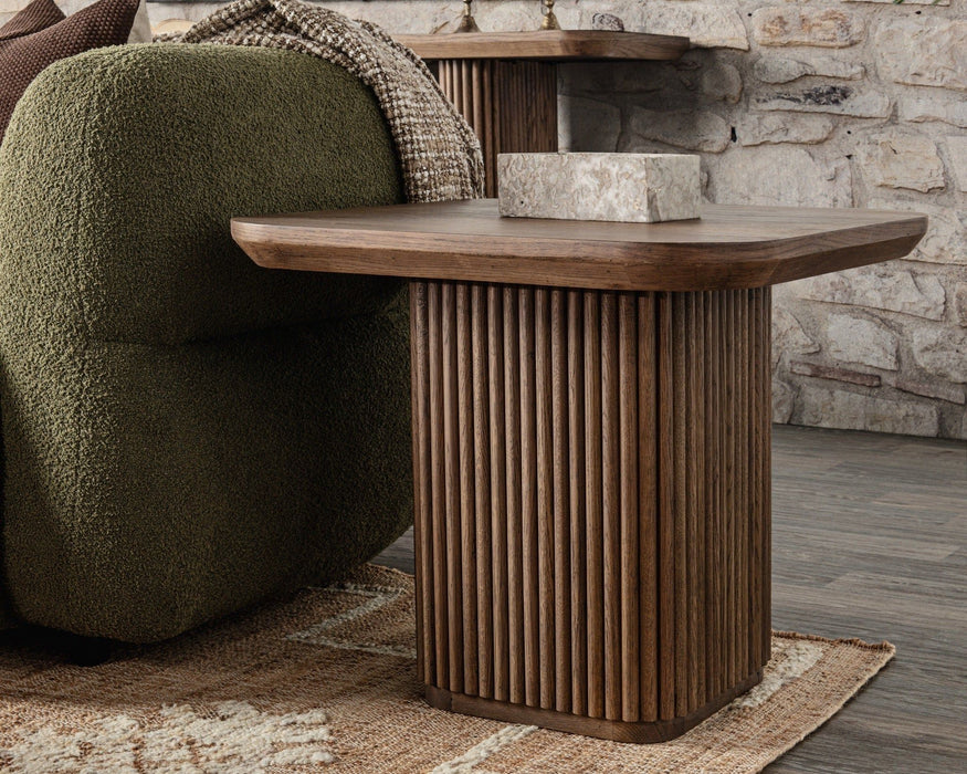 Vander - Solid Wood Square End Table