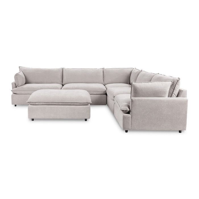 Caplan - 6 Piece Modular Sectional With Ottoman