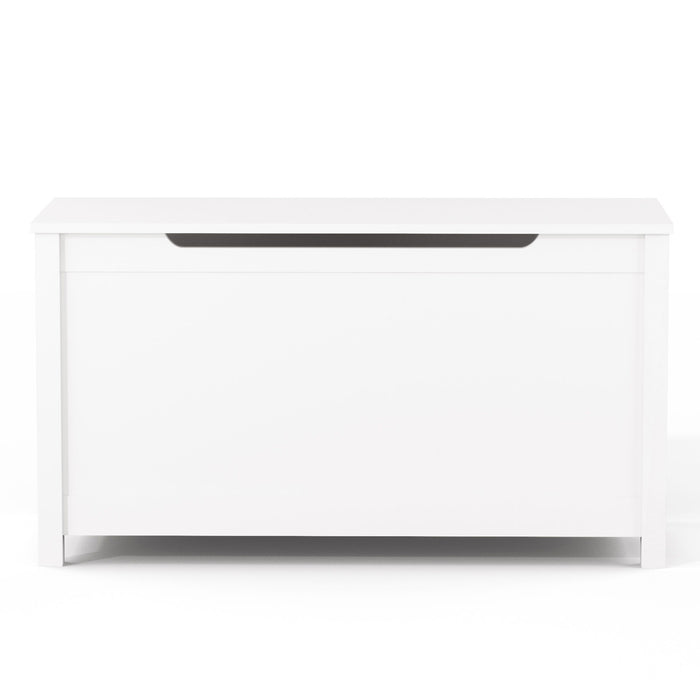 Toy Box Storage With Safety Hinged Lid
