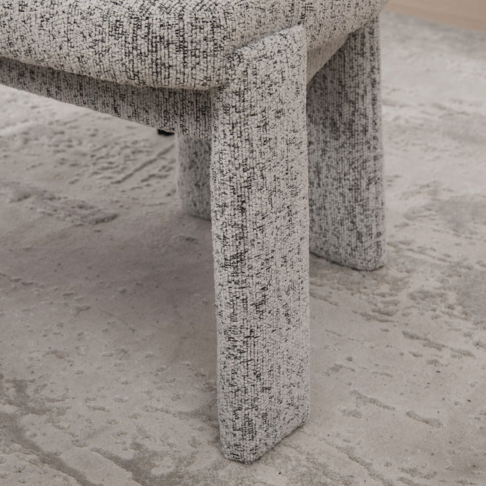 Armless Curved Back Accent Chairs