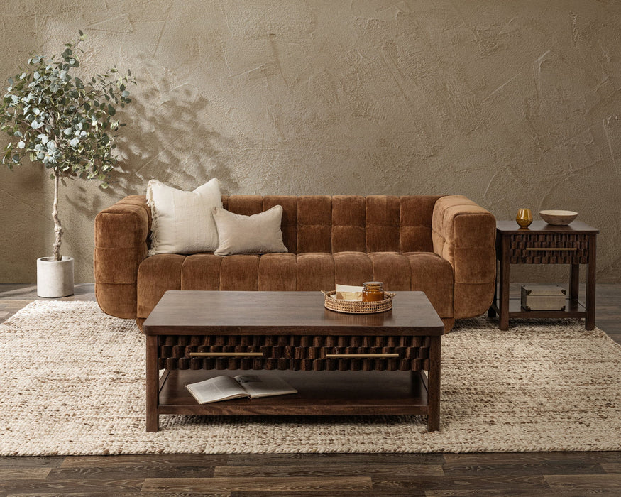Thea - Upholstered Sofa - Bronze