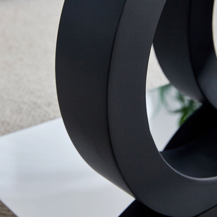 Contemporary Style Glass Top Coffee Table