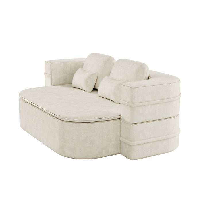 2 In 1 Foldable Sofa Bed With Multi Functional Blanket, Floor Lounge Sofa