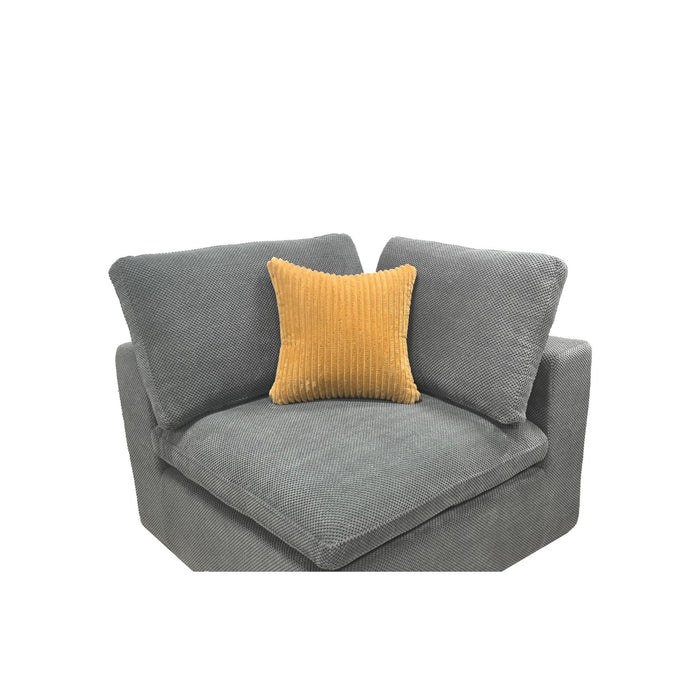 Custom Configuration Modular Sectional & Toss Pillows