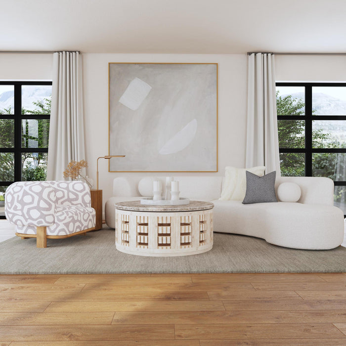 Octavia - Sectional - Ivory