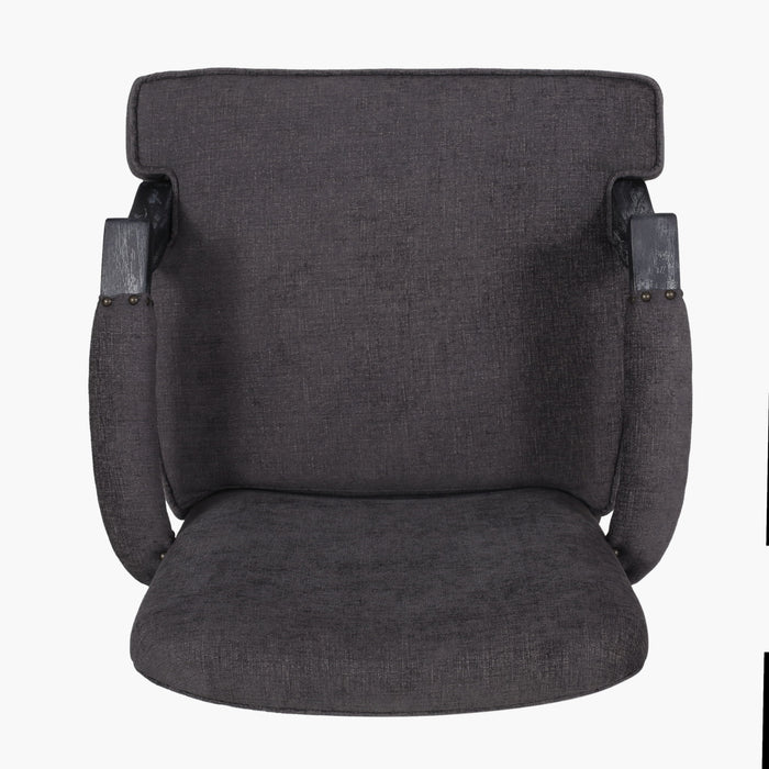 French Country Style Dining Chair With Nailhead Trim