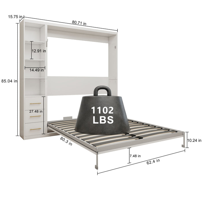Multifunctional Vertical Murphy Wall Bed