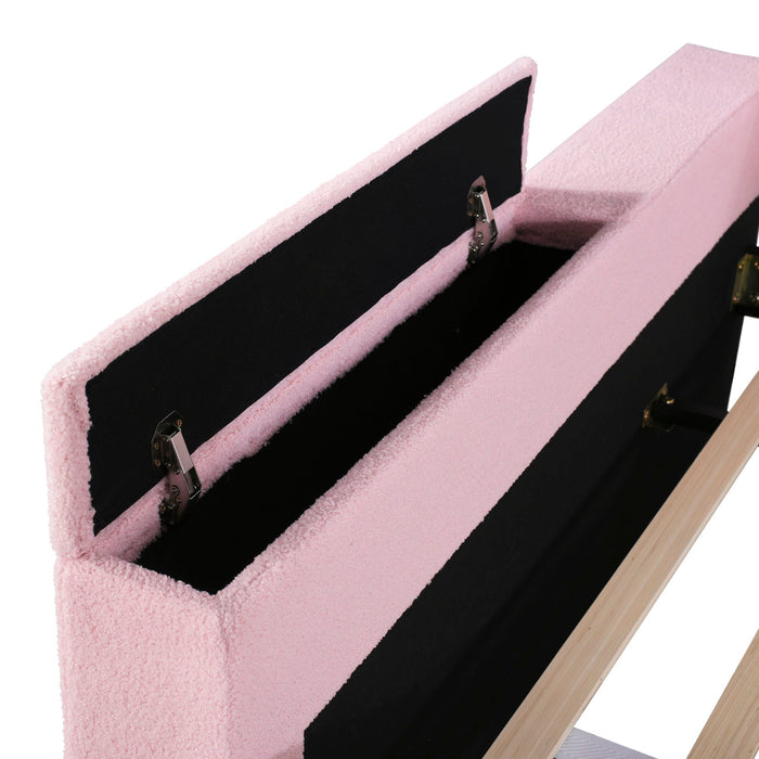 Upholstered Daybed With Storage Armrests, Trundle And Latest Integrated Bluetooth Audio System