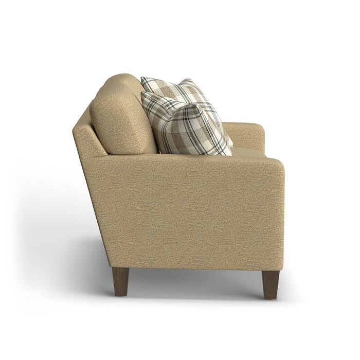 Moxy - Fabric Loveseat With Straight Track Arms