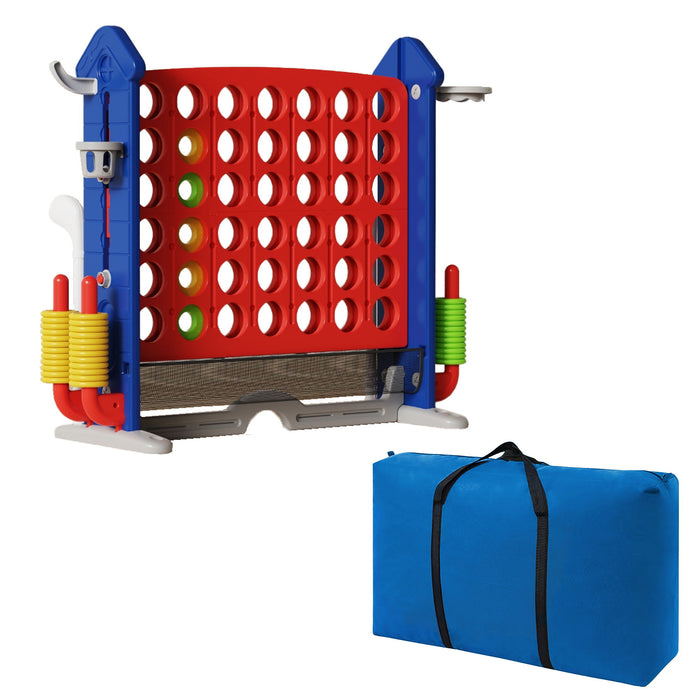 4 To Score Giant Game Set With Mesh Bag & Jumbo Connect 4