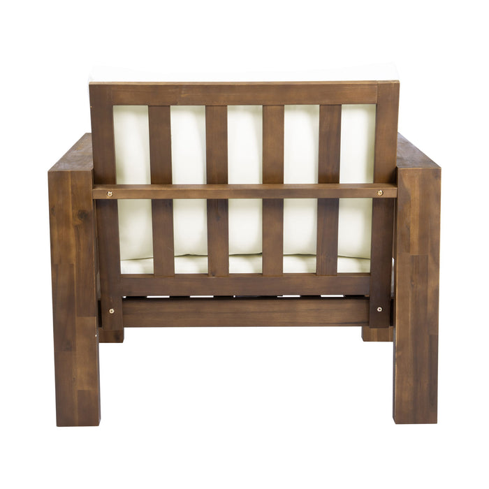 Stylish Outdoor Armchair With Cushion For Garden
