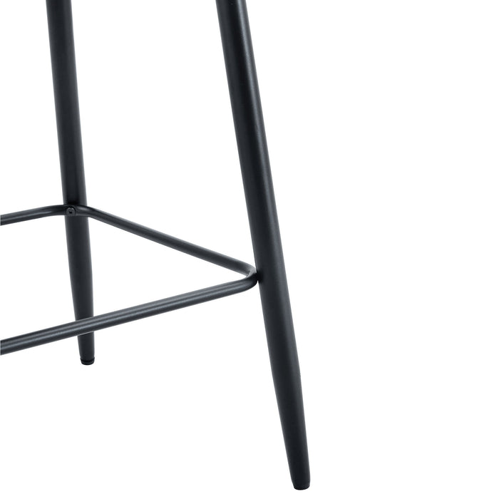 Modern Style Chair With Sleek Backrest Design (Set of 2)