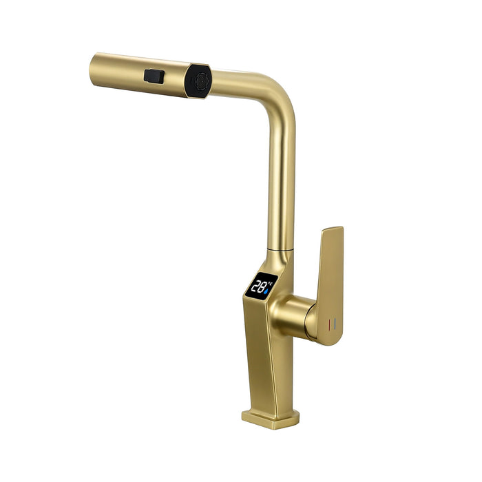 Touchless Kitchen Faucet With LED Display