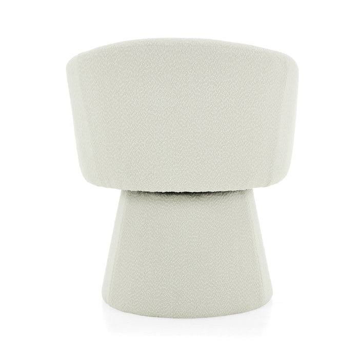 Modern Swivel Accent Chair With Ergonomic Barrel Design