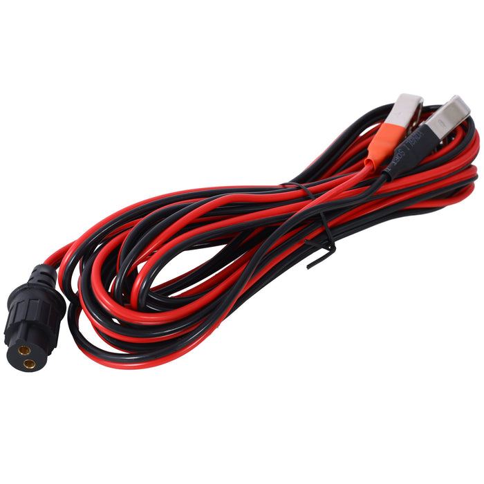 Reversible Electric Trailer Winch For Boats Up To 5000 Lbs With Galvanized Wire Rope And Casing - Black