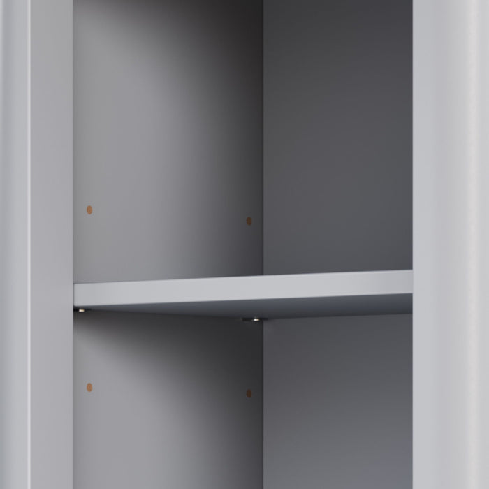 Tall Bathroom Storage Cabinet With Adjustable Shelves And 1 Drawer & Door