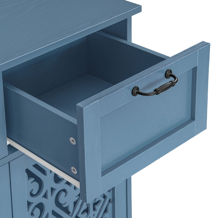 2 Door 2 Drawer Elegant Cabinet