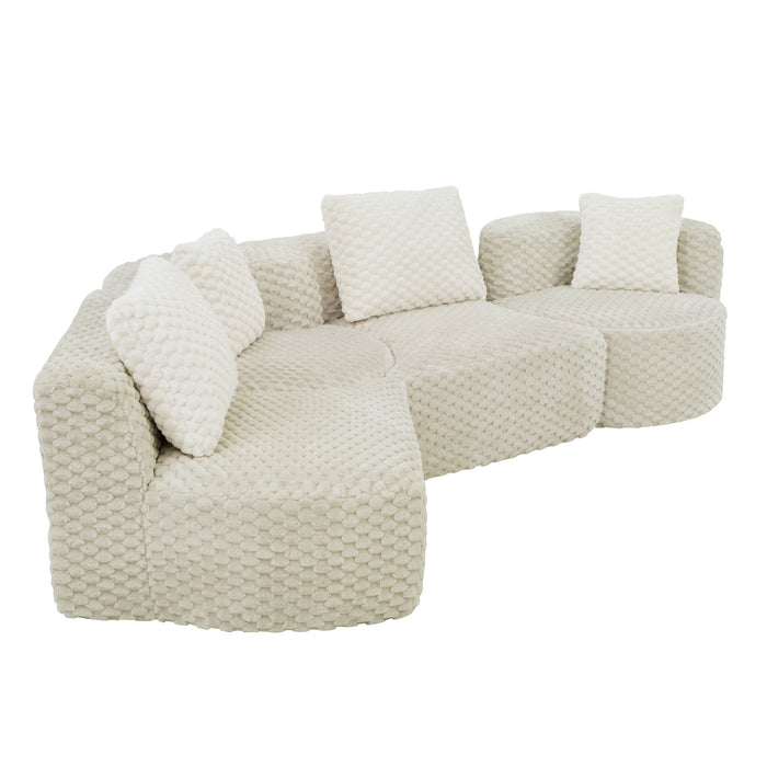 Modular Sectional Sofa With Free Combination Design