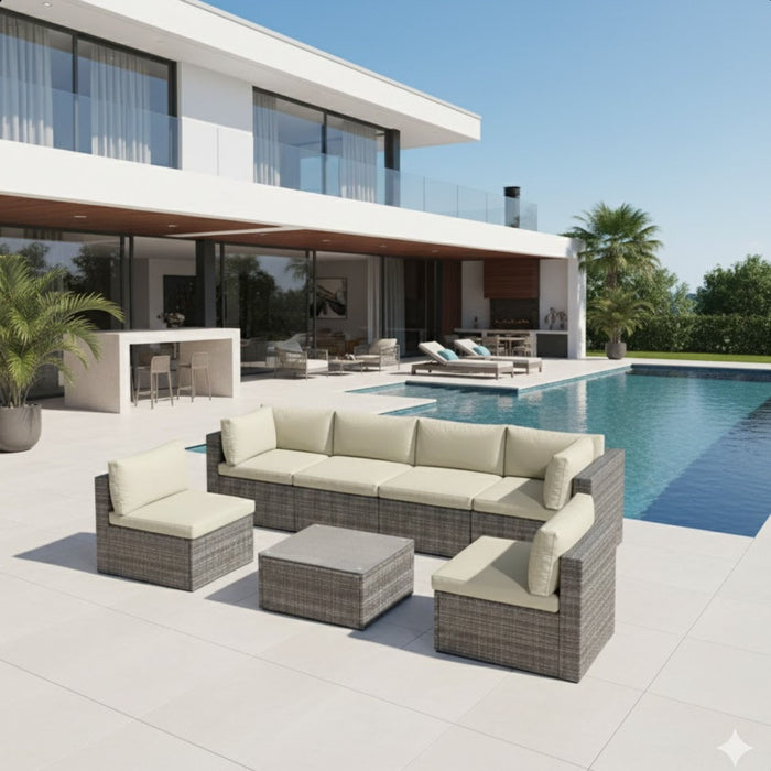 Modern Patio Set With Coffee Table