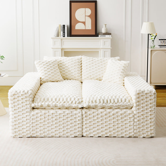 Multifunctional Sofa, Side-By-Side Or Facing Each Other