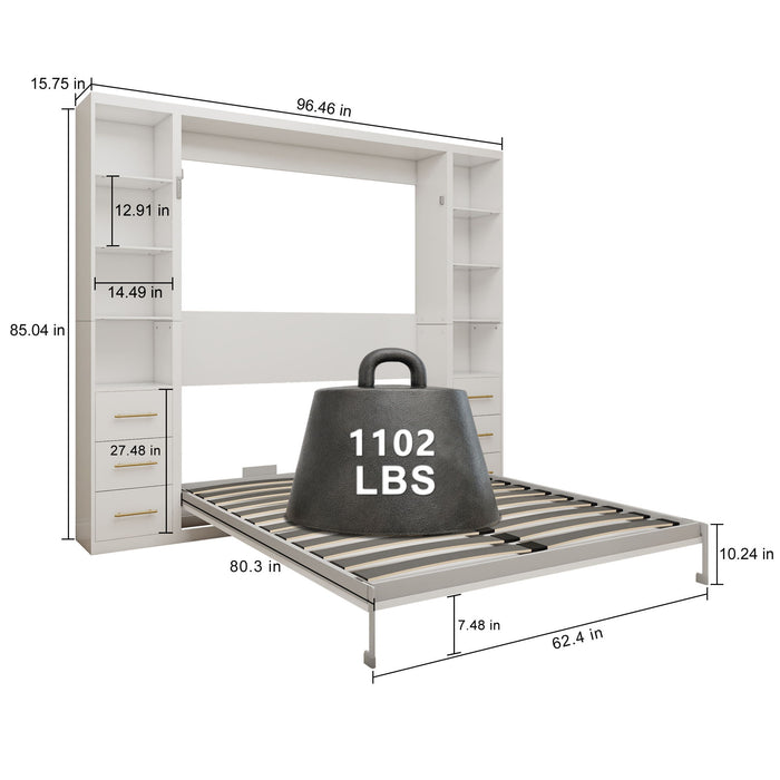 Multifunctional Vertical Murphy Wall Bed