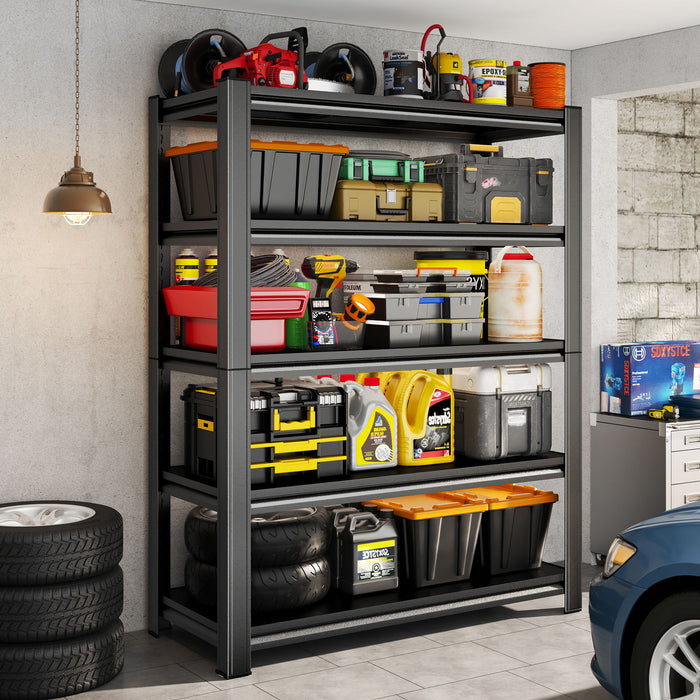 5 Tier Heavy Duty Shelving Unit Adjustable Shelving Units