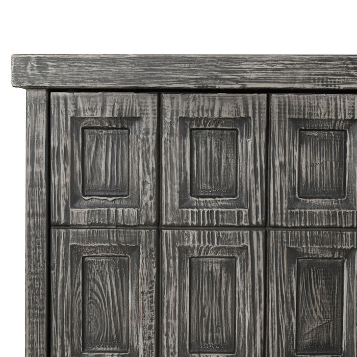 Willmark - 6 Door Iron Leg Sideboard