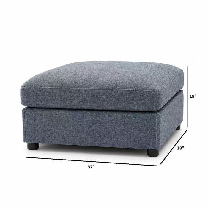 Ottoman With Durable Upholstery For Versatile Use