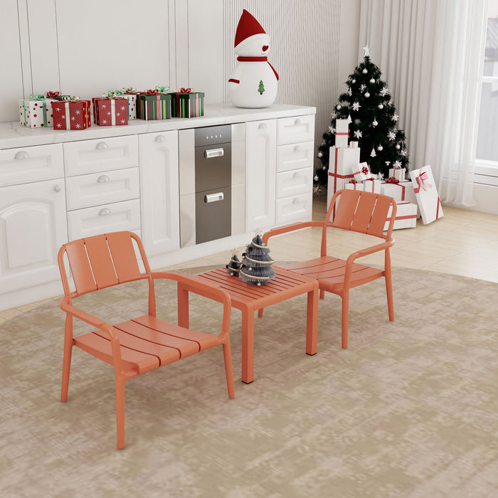 3 Piece Indoor / Outdoor Leisure Table And Chair Set