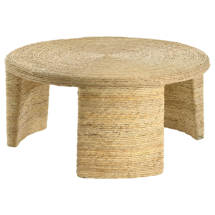 Mize - Round Coffee Table - Natural
