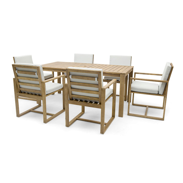 Patio Dining Set Outdoor Dining Table And Chair Set With And Removable Cushions For Patio