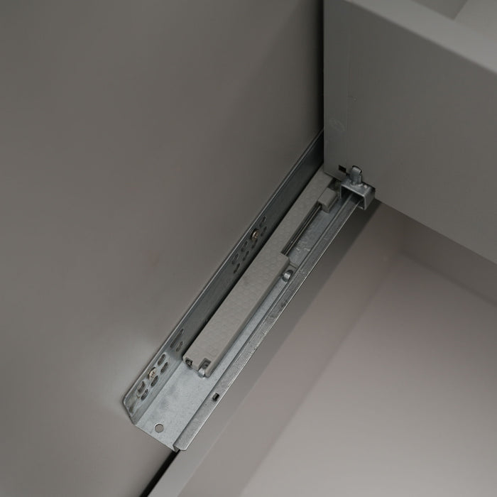 Double Sinks Bathroom Vanity Set With 2 Ceramic Basins