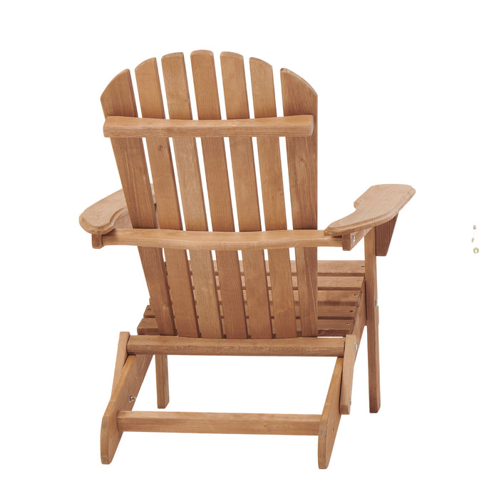 Oversize Outdoor Folding Adirondack Chair, Patio Chair For Garden