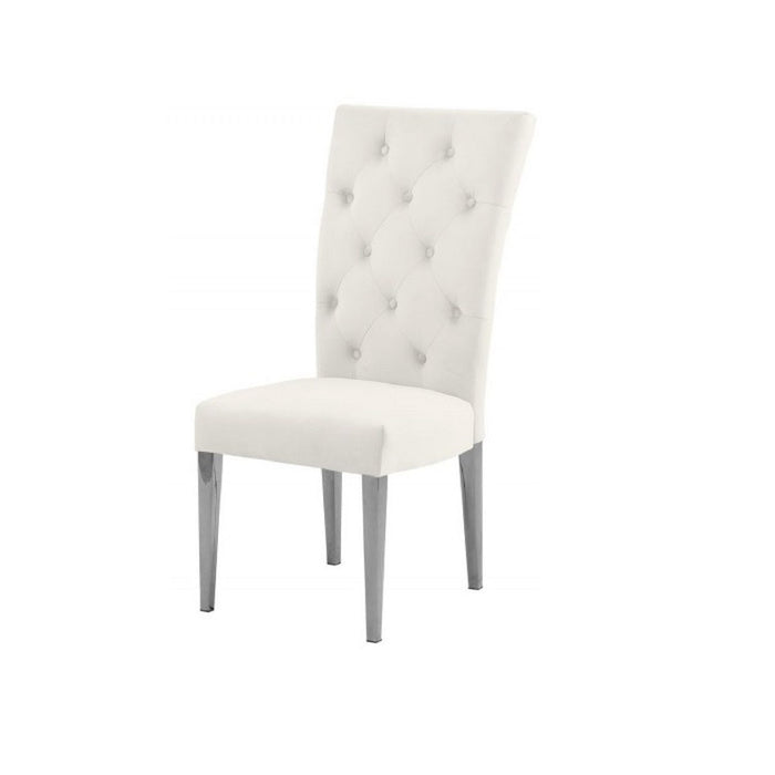 Modern Upholstered Tufted Dining Chair (Set of 2)