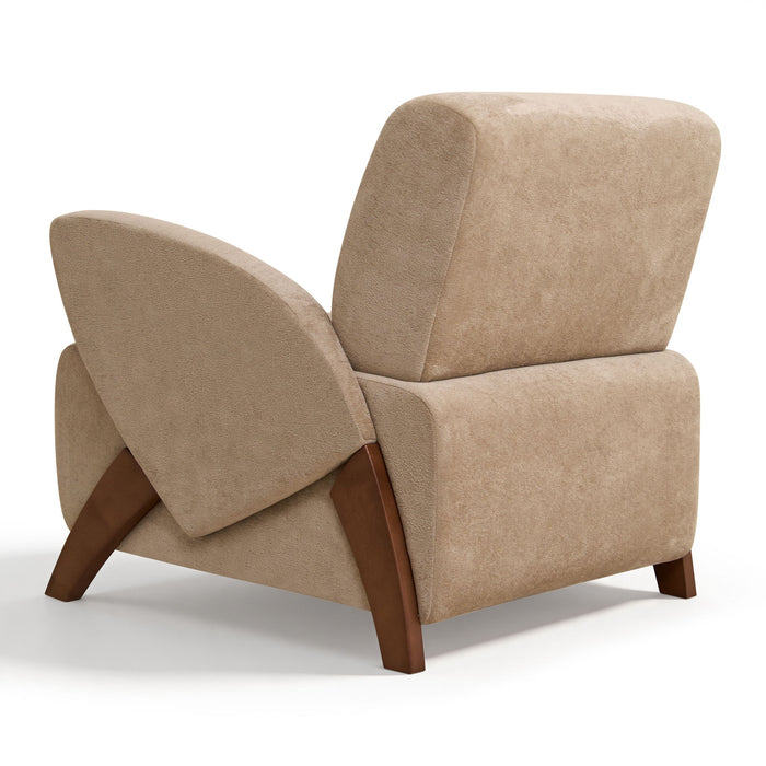 Lounge Accent Chair For Living Room - Beige Coffee