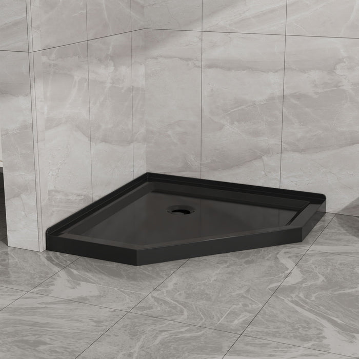 Goodyo - Neo-Angle Shower Base - Black