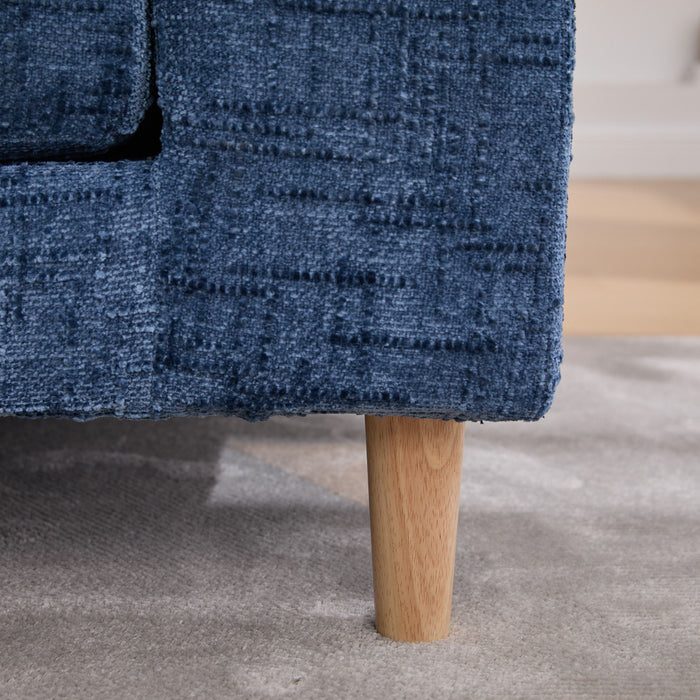 Modern Upholstered End Of Bed Bench With Armrests