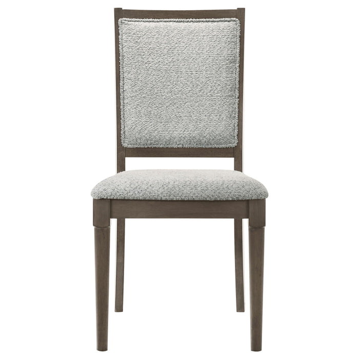 Perkins - Upholstered Dining Side Chair (Set of 2) - Dark Brown