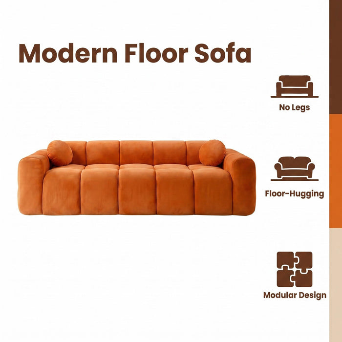 Extra Large Compression Sofa, Cloud Puff Couch For Living Room