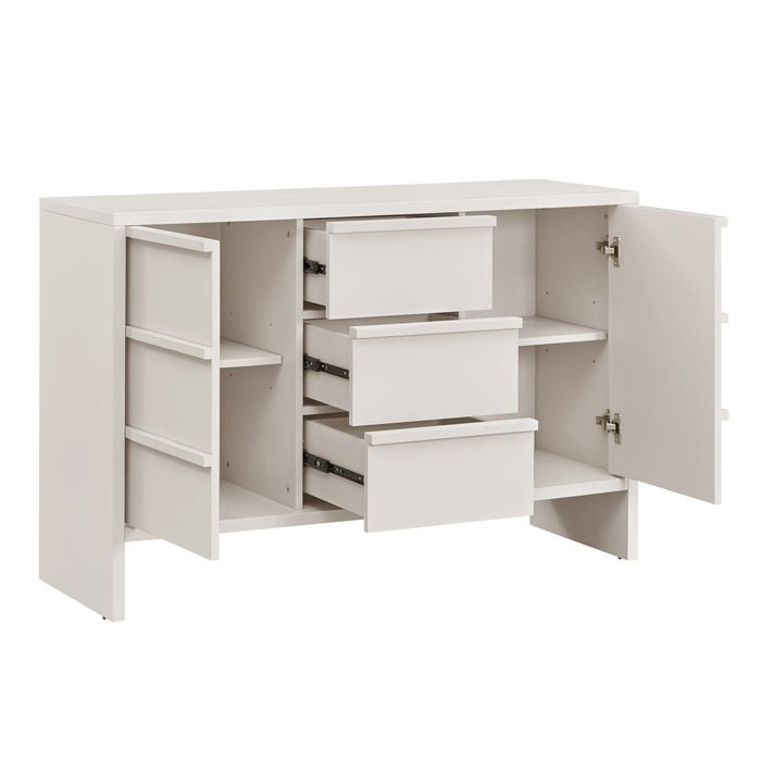 Sideboard Buffet Cabinet With Storage, 2 Doors 3 Drawers
