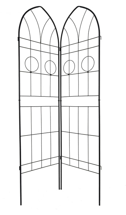 Metal Garden Trellis Rustproof Trellis For Climbing Plant, Outdoor Flower Support