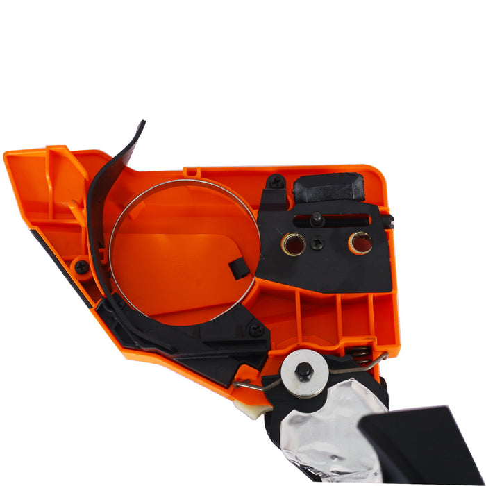 52Cc Gasoline Chainsaw With 20" Oregon Bar And Chain For Wood Cutting Plastic - Orange